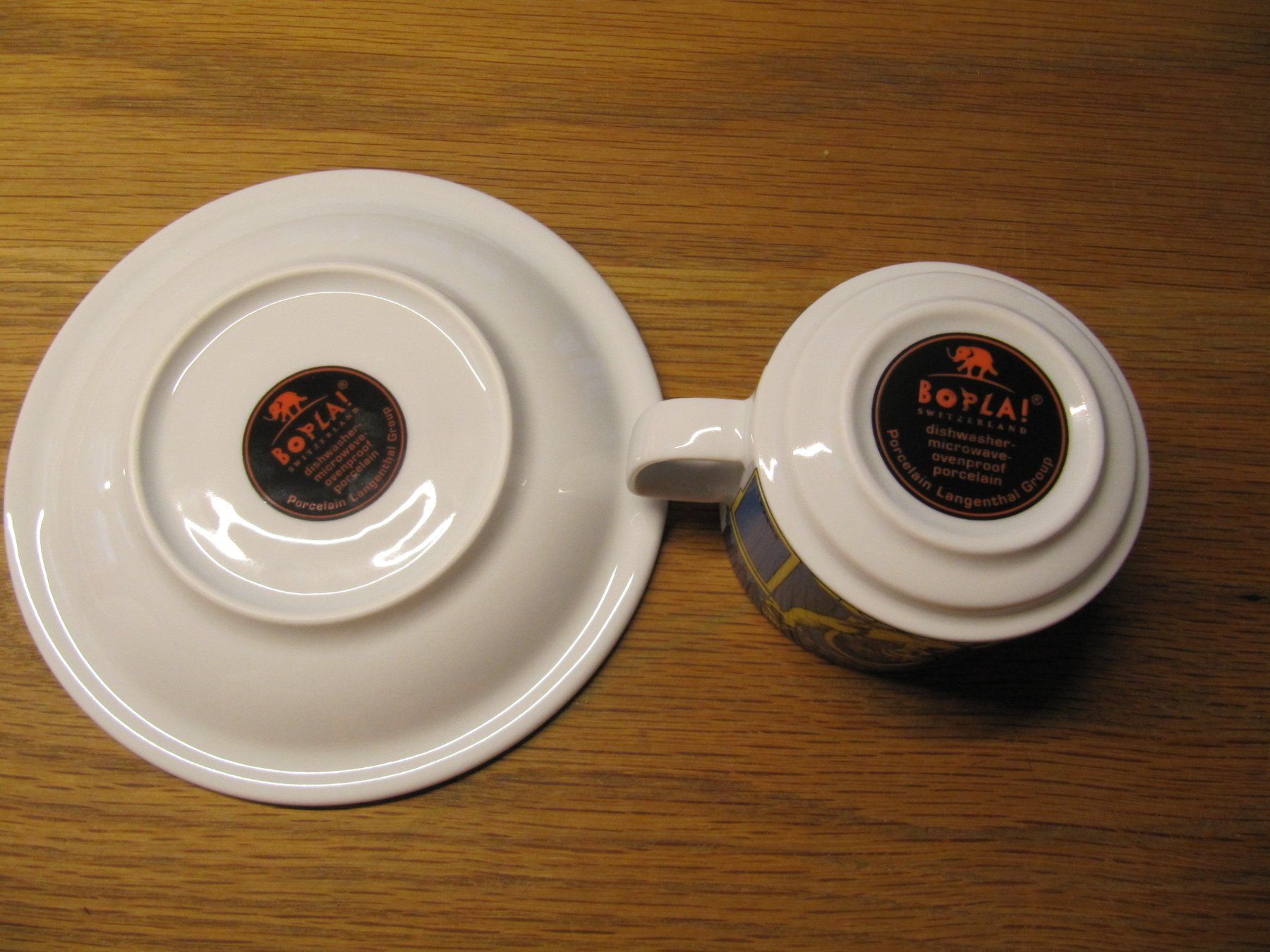 Bopla Tazze: Bobla Langenthal Kaffeetasse mit Unterteller – Nuovo (secondo la descrizione) da Selzach venduto da Sennemeitschi11 2