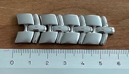 Vintage TAG HEUER Edelstahl Armbandglieder 18mm
