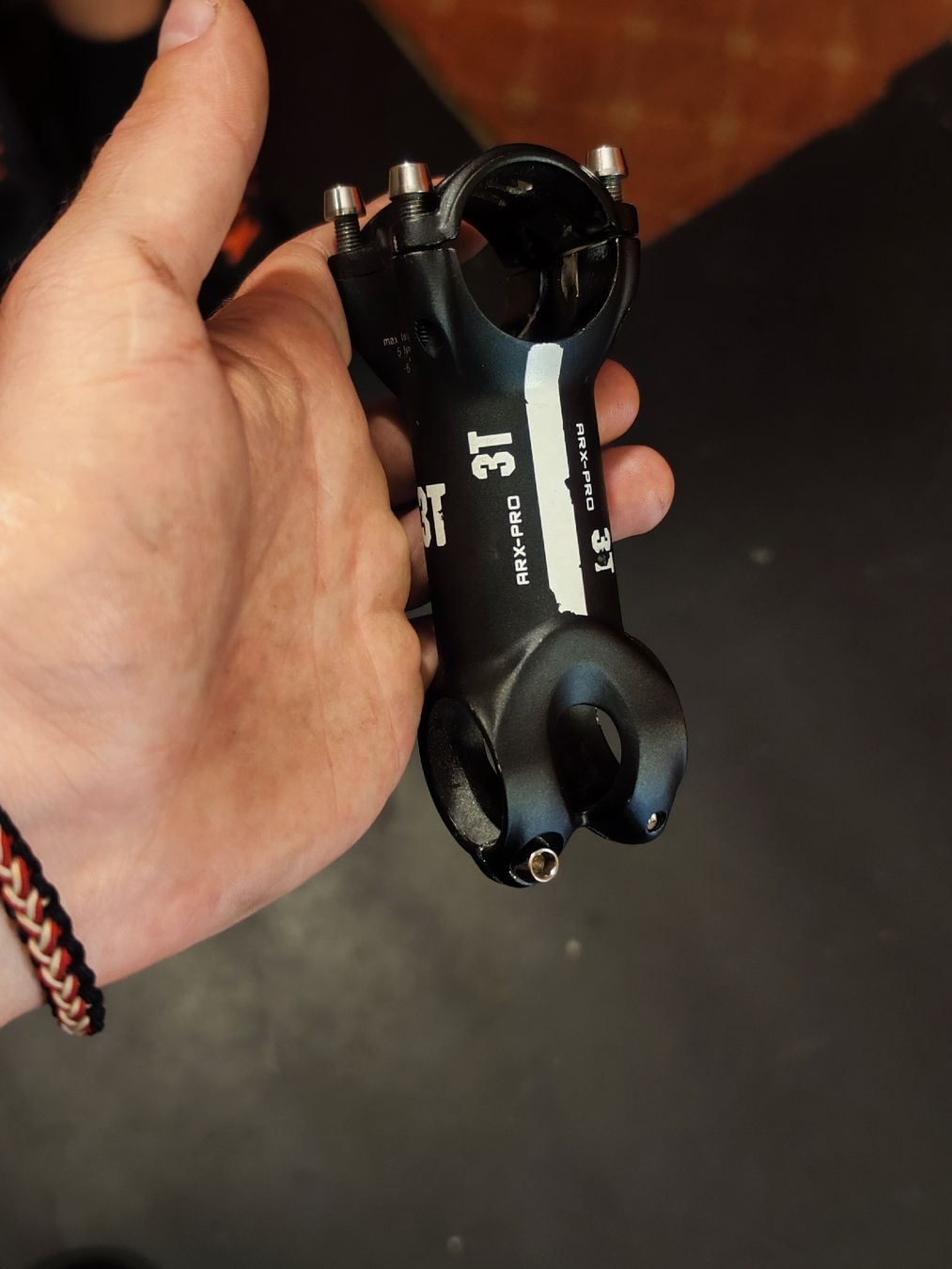 Pezzi di ricambio: 3T ARX-PRO Bicycle Stem 90mm -6 degree used – Usato da Grindelwald venduto da vla_z6zz 3
