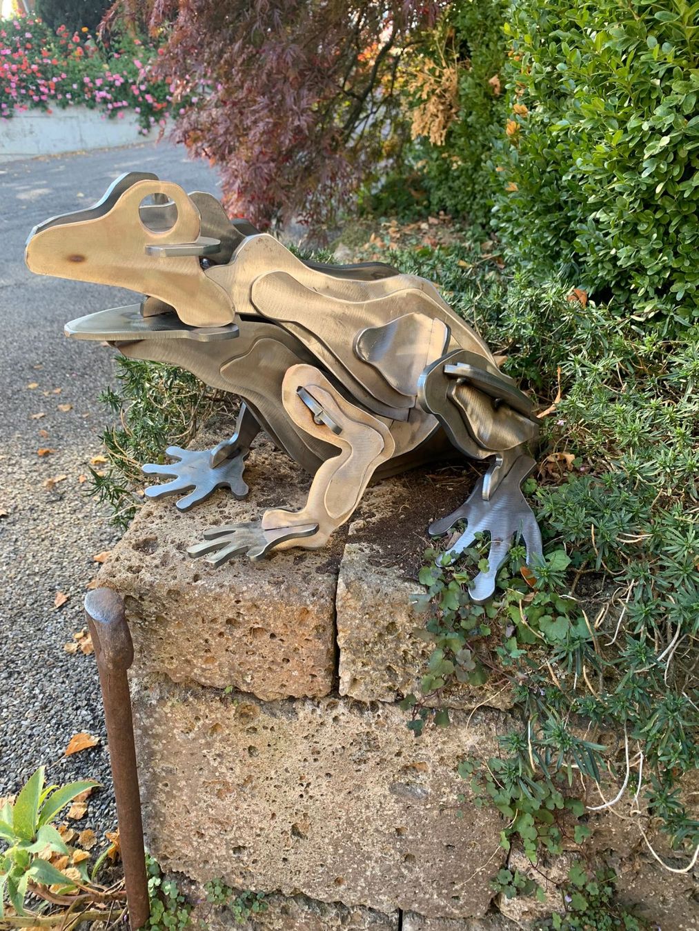 Tutte le decorazioni: Frosch Stecktier aus Stahlblech – Nuovo e nell'imballaggio originale da Wuppenau venduto da patrick-buehler