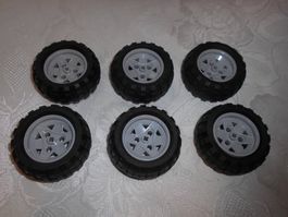 Lego Räder DM ca 65 mm  ( Set 801 )