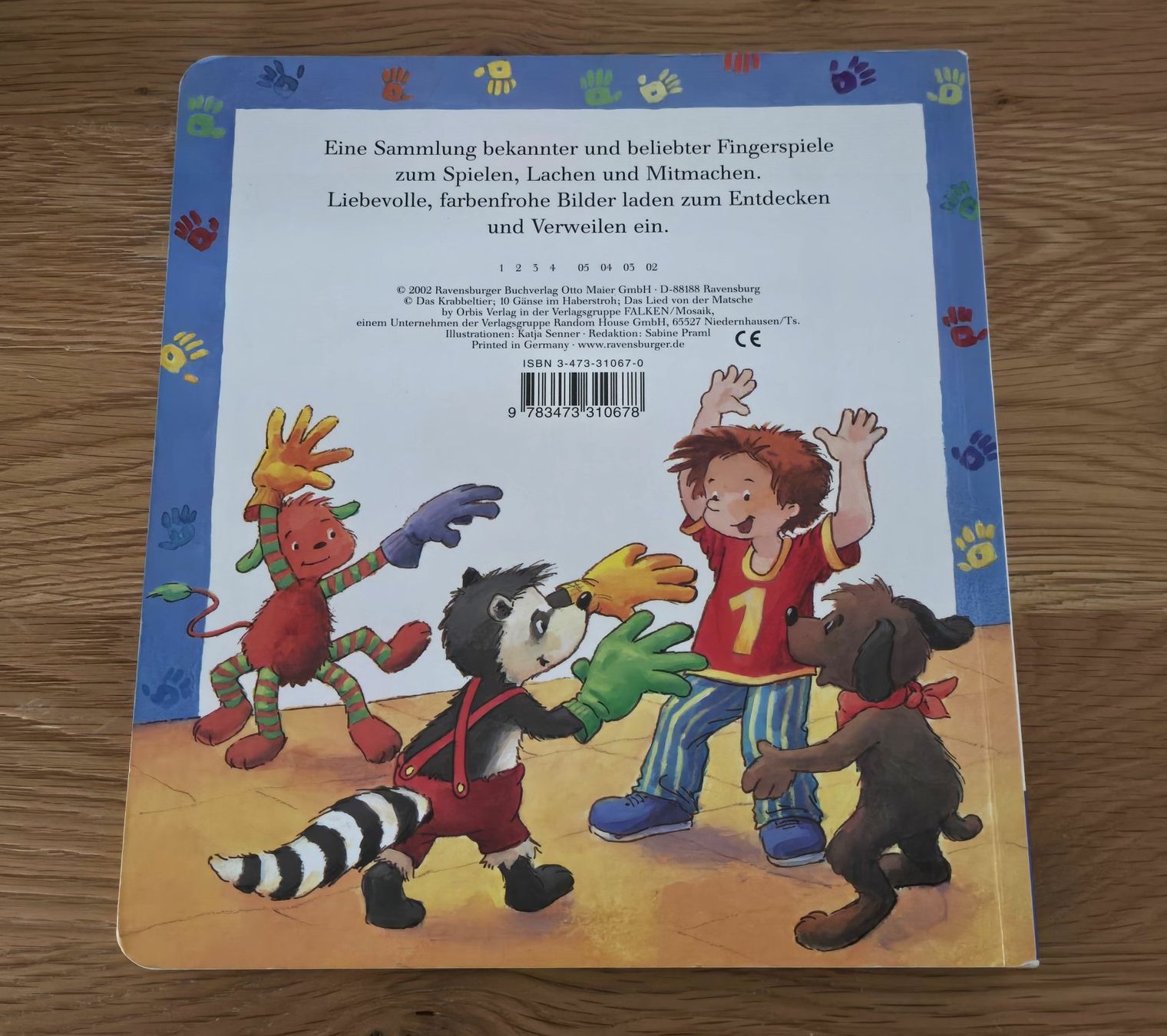 Libri: Meine ersten Fingerspiele von Katja Senner – Usato da Kloten venduto da xenia-ainex 1