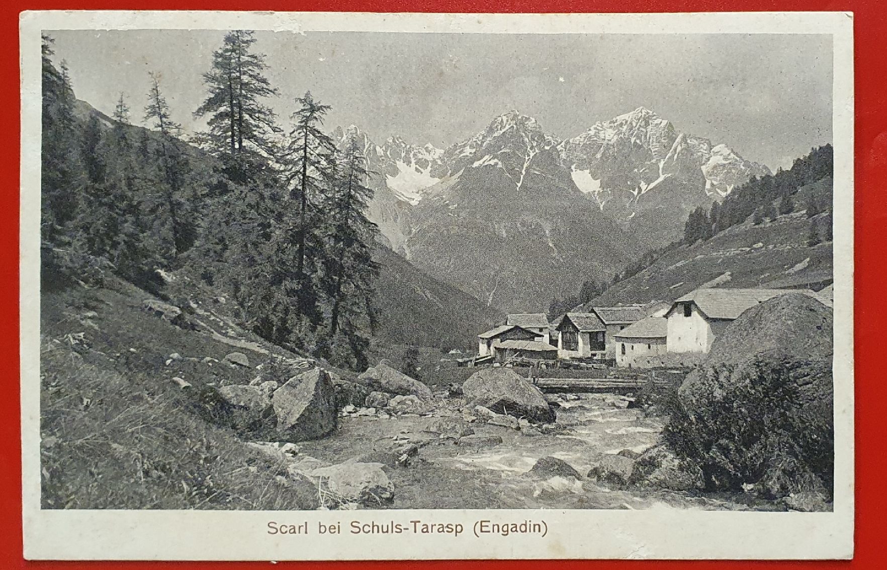 Cartoline postali: Scarl bei Schuls-Tarasp 1915 – Usato da Kreuzlingen venduto da Rschweiz1 1