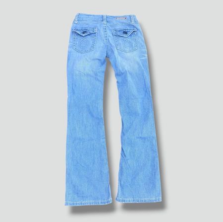 Bonobo Y2K ripped light bootcut denim jeans damen hose