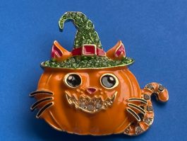 Luxus Elegante  Brosche Halloween 🎃 Farbe: Gold