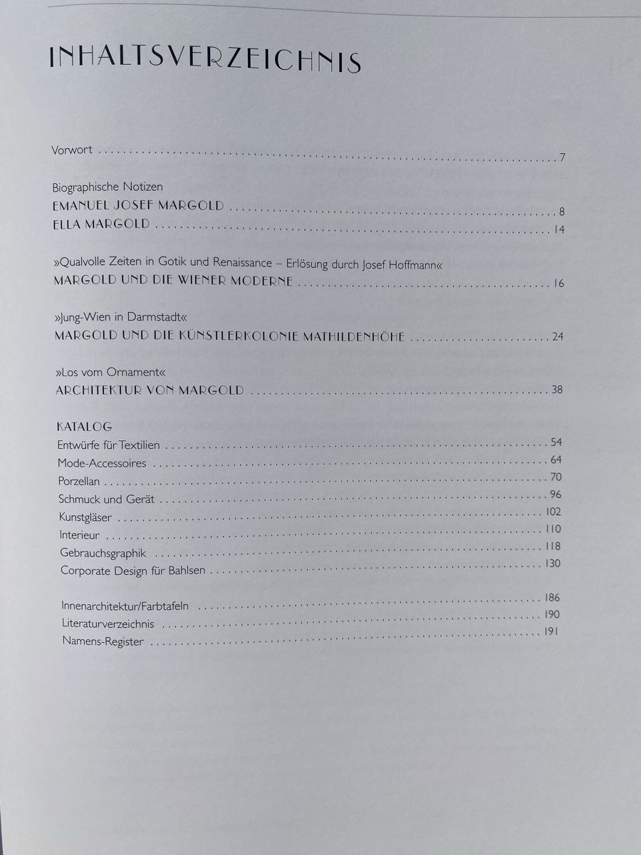 Libri: Wiener Moderne Jugendstil E.J.Margold – Usato da Zürich venduto da lesgarcons 6