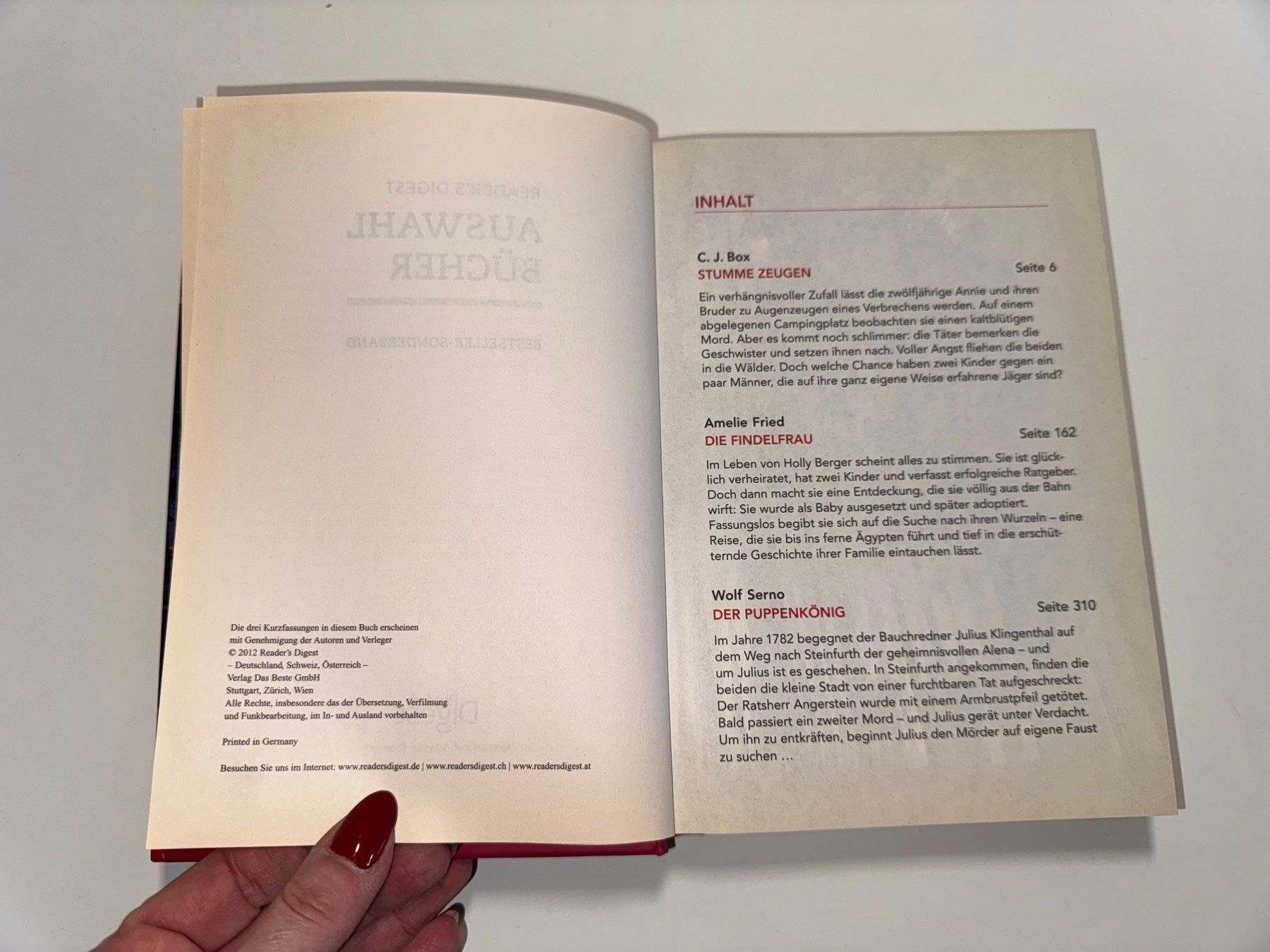 Libri: Readers Digest Auswahl Bücher – Usato da Grosswangen venduto da Second_hand_paradise 1