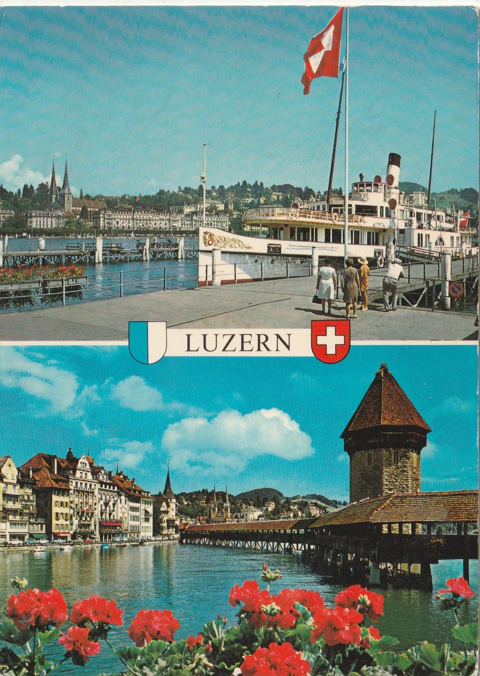 Cartoline postali: Luzern – Usato da Lumbrein venduto da made02