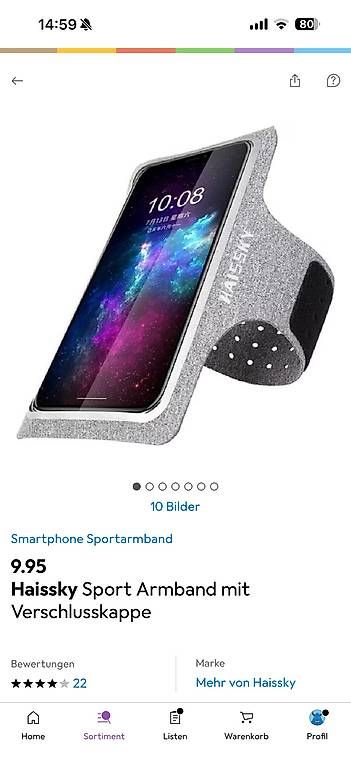 Bracciali & Braccialetti: Haissky Sportarmband  – Usato da Kloten venduto da zeet0 2
