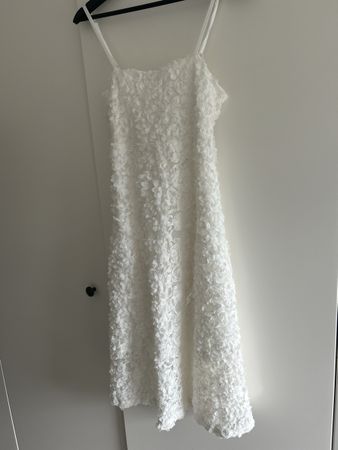 Ginattricot Sommer Kleid Weiss, Grösse S, NEU