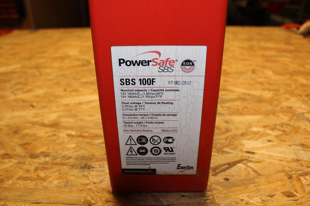 8x Bleiakkus Enersys Powersafe SBS 100 (Defekt) in Schüpfen für CHF 402 ...