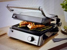 Kontaktgrill NEU mit Fettauffangschale und reinigungsschaber