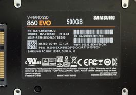 1×Samsung SSD 860 EVO 500GB Speicher gebraucht