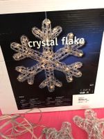 Crystal flake Schneeflocke Weihnachten Licht