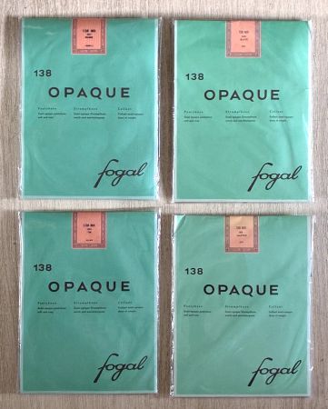 4 neue Vintage FOGAL Strumpfhosen Grösse MX diverse Farben