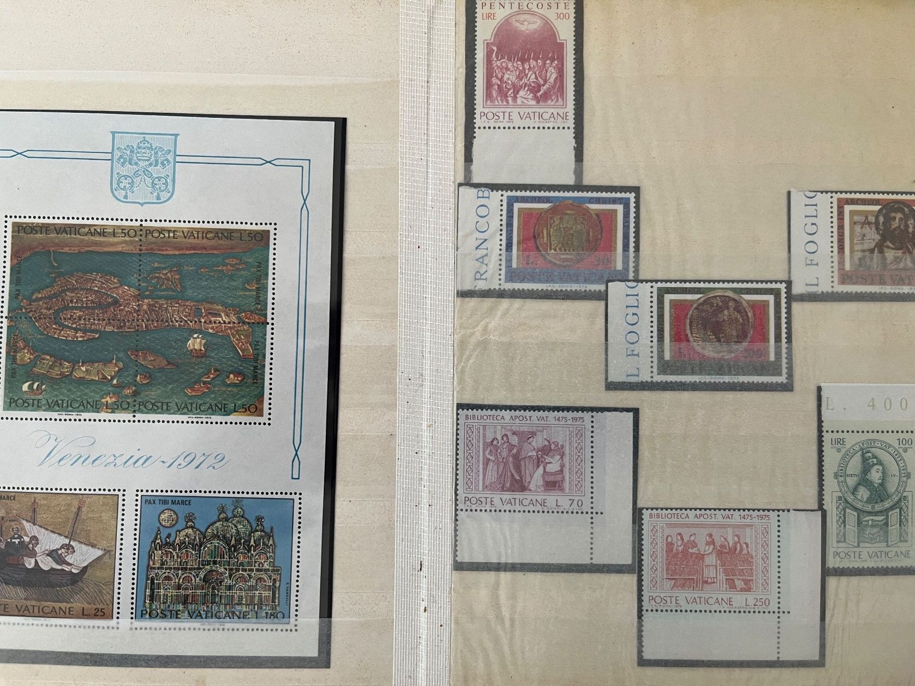 Tutti i francobolli: Briefmarken Sammlung Vatikan – Usato da Stetten AG venduto da Brissago25 2