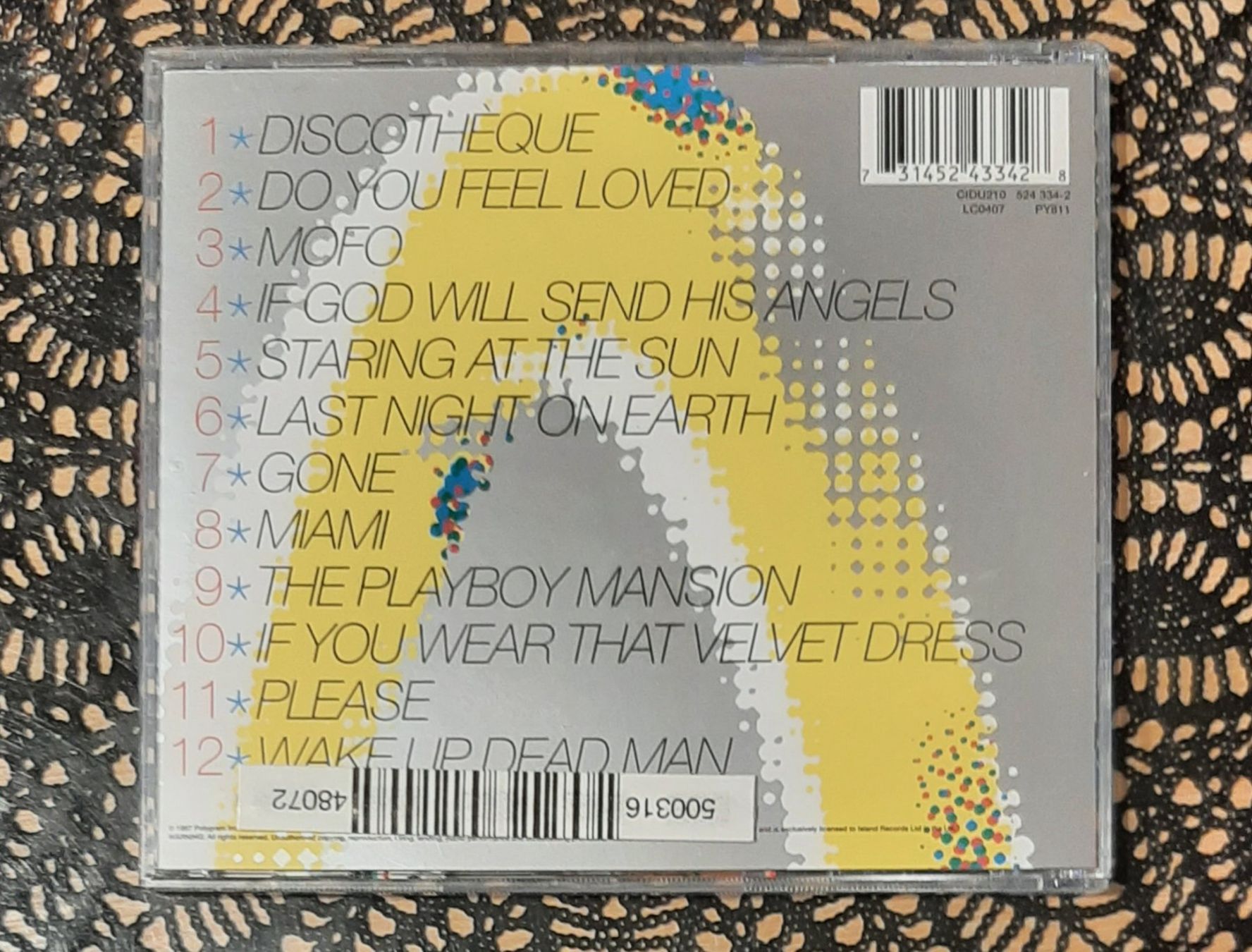 CDs: U2 - Pop, IRL Rock CD Album 1997 – Gebraucht aus Schönenberg TG von Gregordini 1