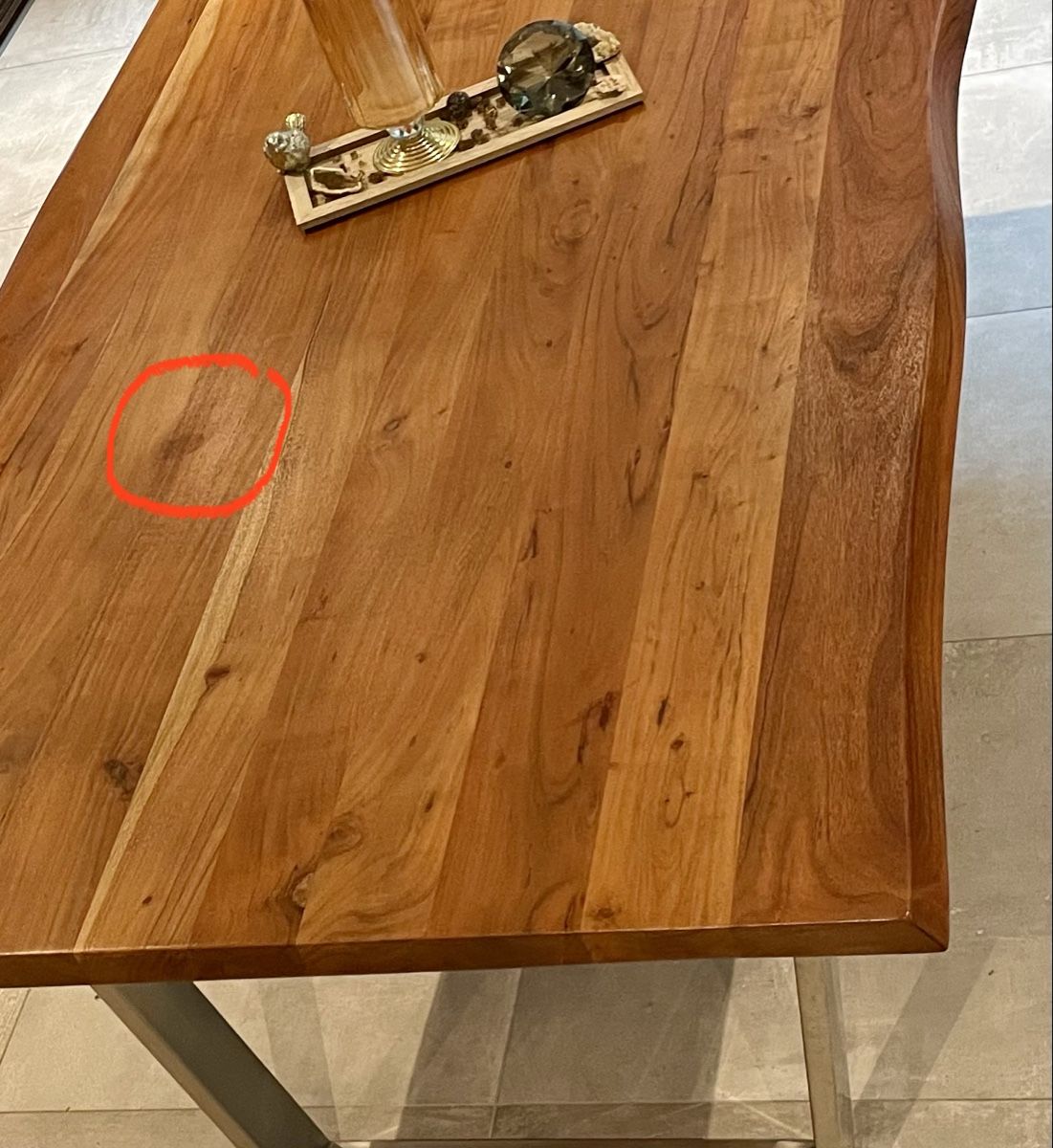 Tavoli: Massiver Akazien-Designertisch mit Baumkante – Usato da Schlossrued venduto da BeautifulMelody 2