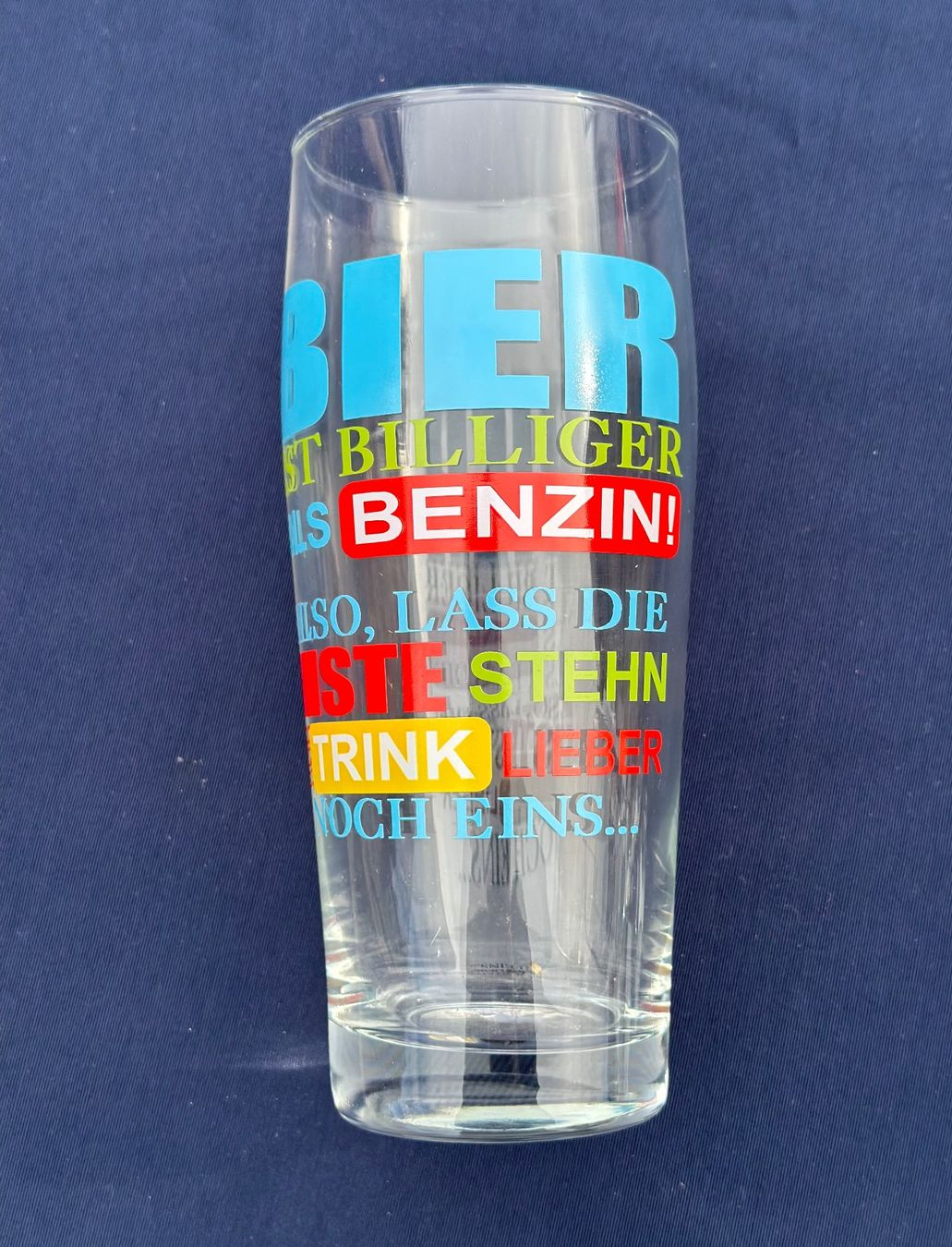 Gläser: SHEEPWORLD Bierglas Spruch Bier Benzin 0,65 l – Neu (gemäss Beschreibung) aus Rickenbach b. Wil von sunneschii_ 4