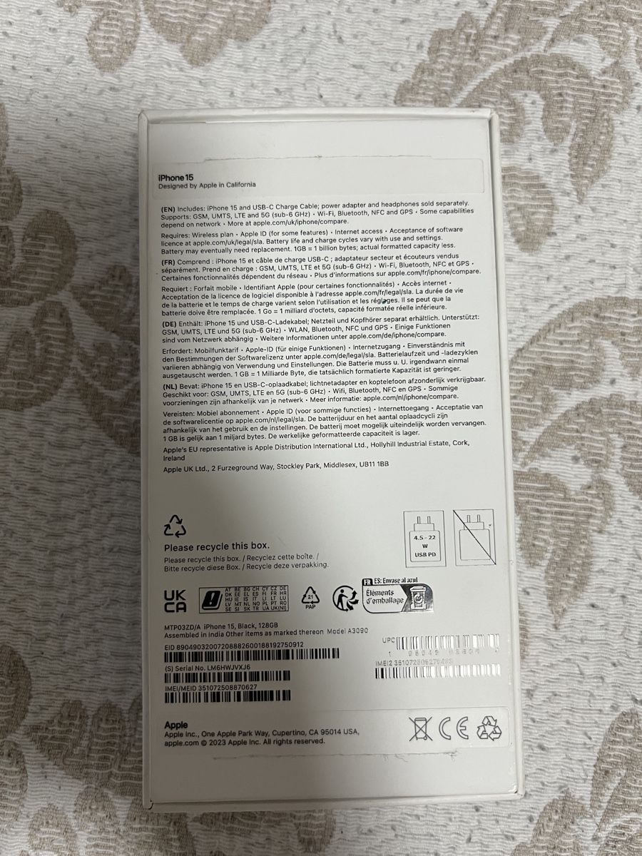 Apple Handys / Smartphones: Apple iPhone 15 black, 128 GB – Gebraucht aus Forch von els_dl9k 4