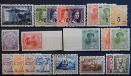 Luxemburg ex. Kat. 140-233 * 1922/30