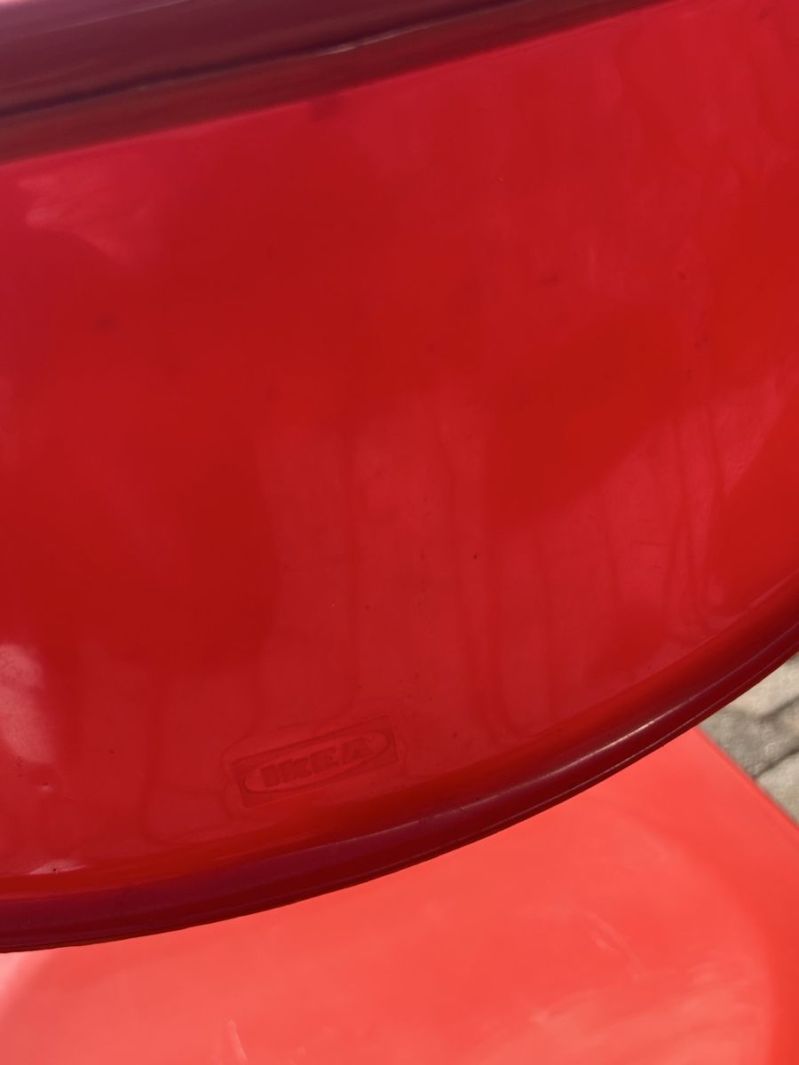 Ikea Sedie: 4x Chaises pliantes rouges IKEA, rétro – Usato da Thierrens venduto da Bigla 5