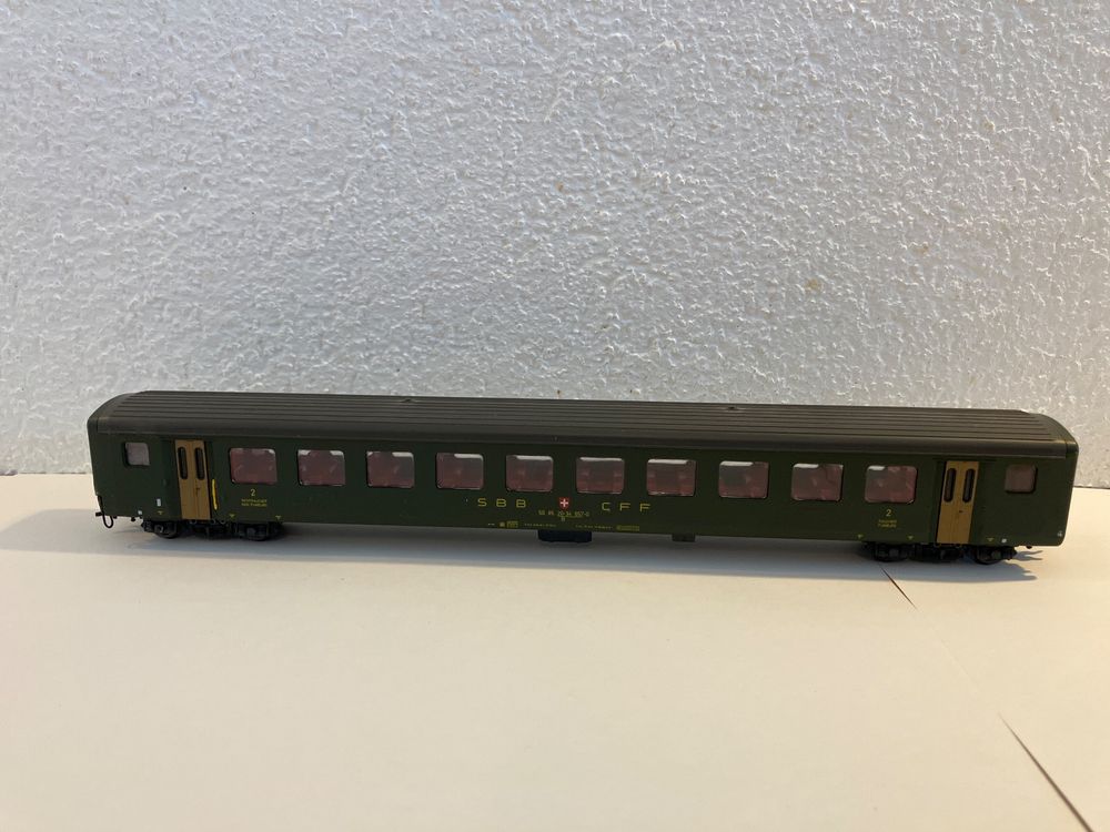 Roco Modelleisenbahnen: HO / Voiture CFF VU II 2ème classe / Roco / AC – Gebraucht aus Genève von frespo 2