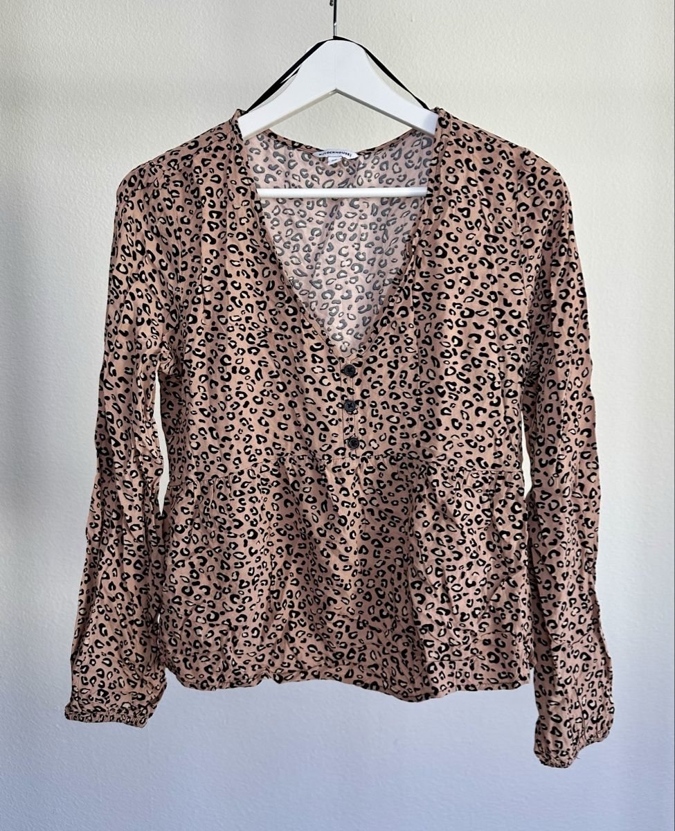 C&A Blusen: Bluse mit Leoprint (38) – Gebraucht aus Benken SG von SecondTreasure