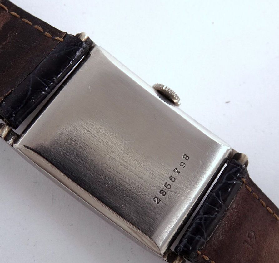 Eterna Orologi: 1940er Vintage Eterna Rectangular mechanisch – Usato da Untersiggenthal venduto da TimeandShine 5