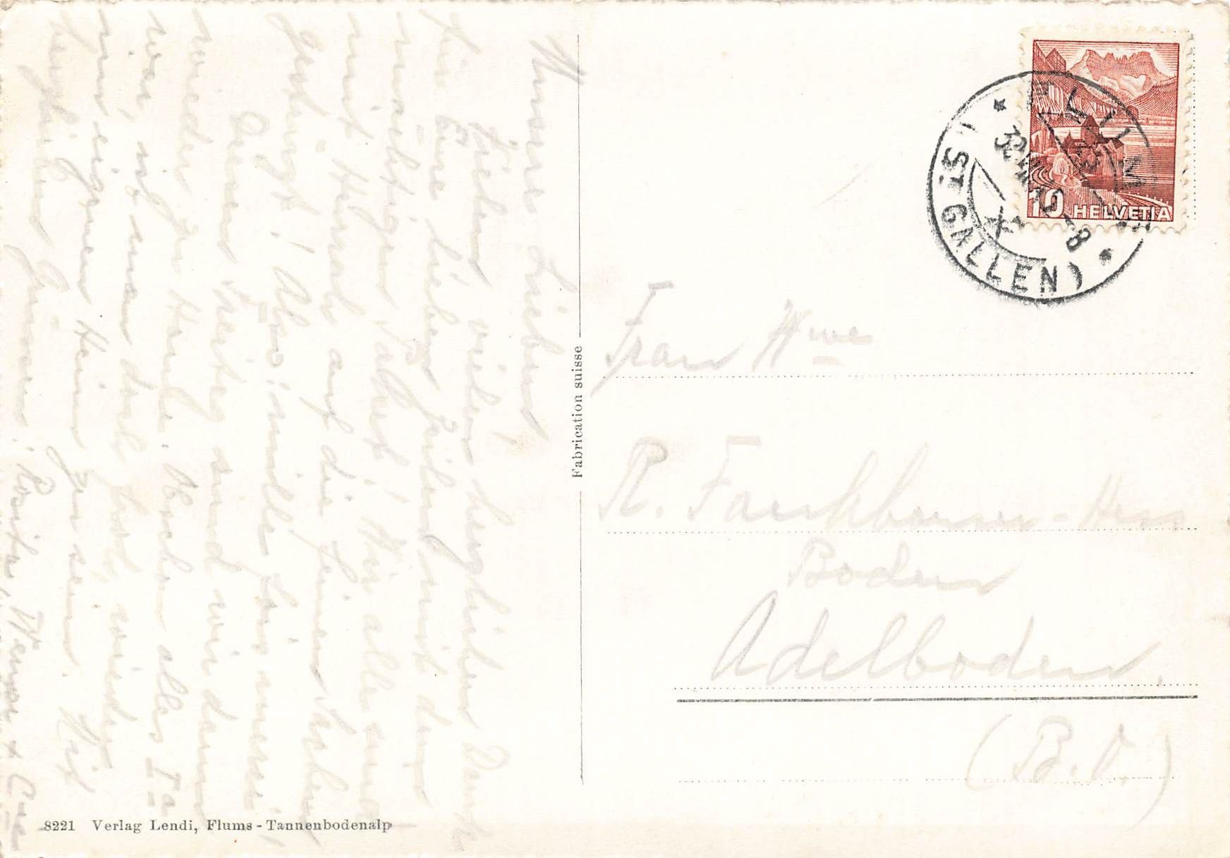 Cartes postales: Flums grossberg G – D'occasion à Biasca par Blenio71 1