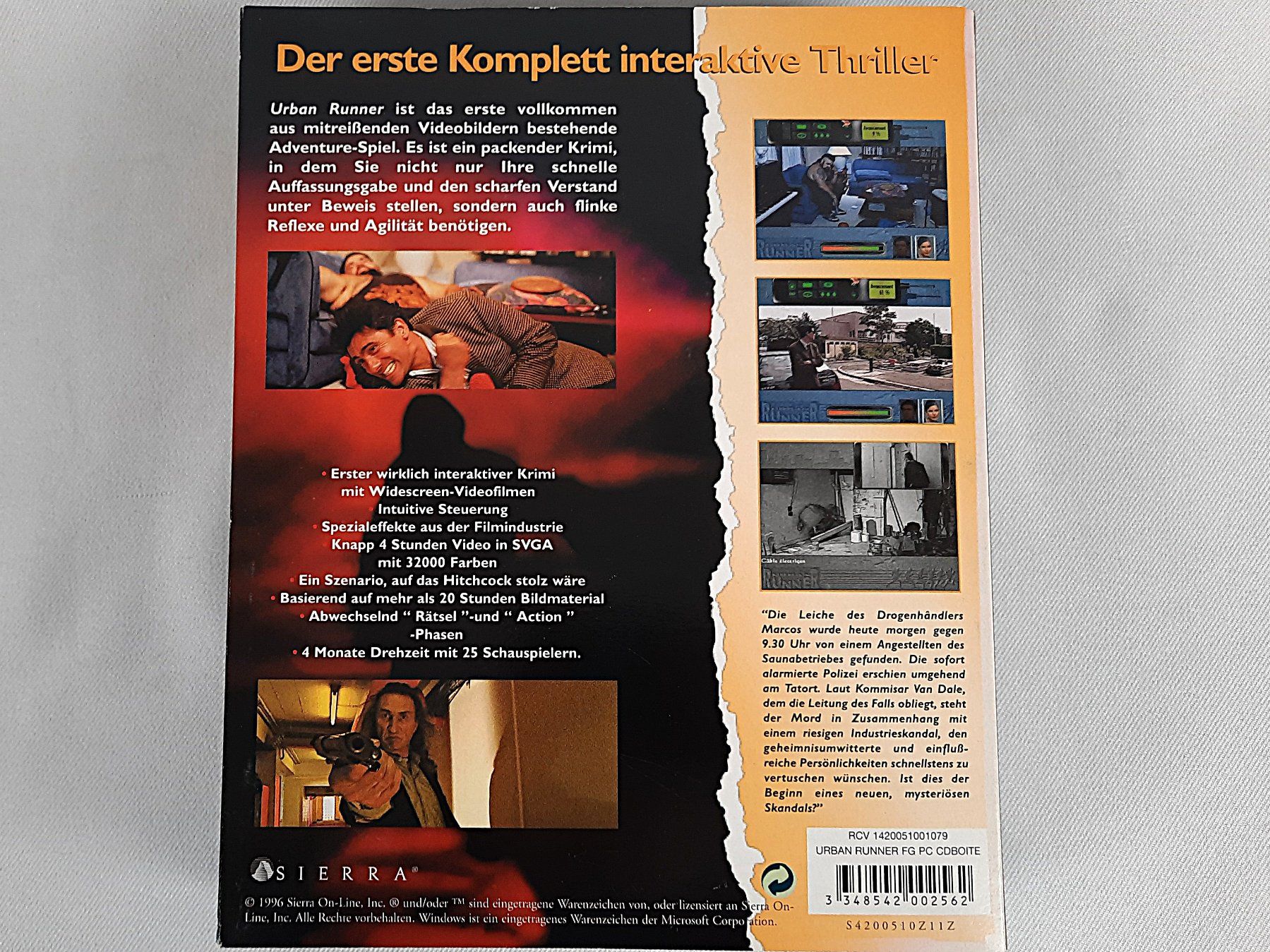 Spiele: SIERRA: "Urban Runner" – Gebraucht aus Beinwil am See von Restwert_Beinwil 2
