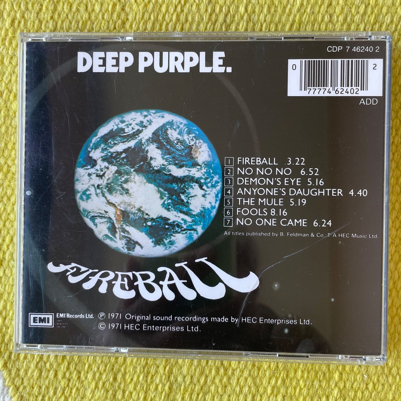 CDs: DEEP PURPLE-FIREBALL71 – D'occasion à Rorschacherberg par CD-Roli 1