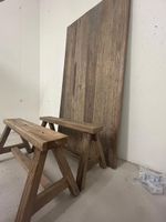Massivholz-Couchtisch vintage NP 599 CHF