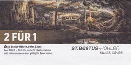 Bon St. Beatus Höhlen 2 für 1 Eintritt