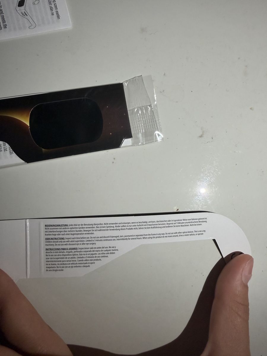 Occhiali & Lenti: 2x Sonnenfinsternis-Brillen – Nuovo e nell'imballaggio originale da Basel venduto da kur_y25t 3