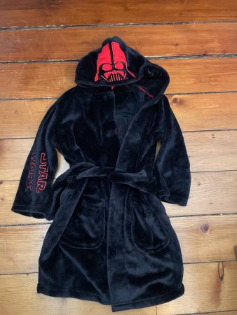 STAR WARS Robe de chambre à capuche, polaire douce 116 cm