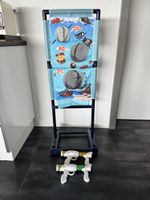 Bewegliche Zielscheibe mit Popper Pistolen