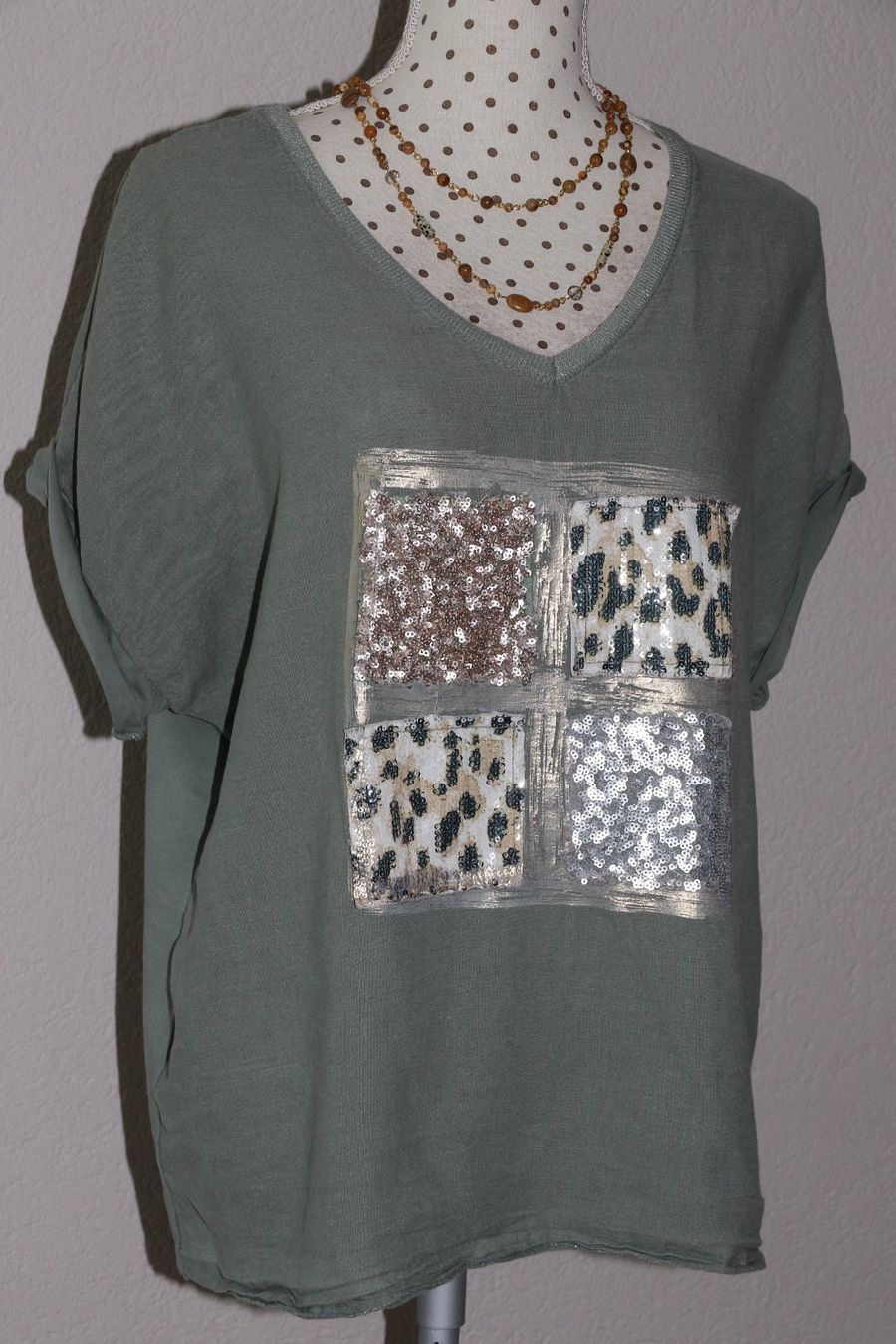 Camicette: Mega coole Bluse aus Leinen + Cotton Gr.M-L – Usato da Oberwil-Lieli venduto da Svetlana28 3