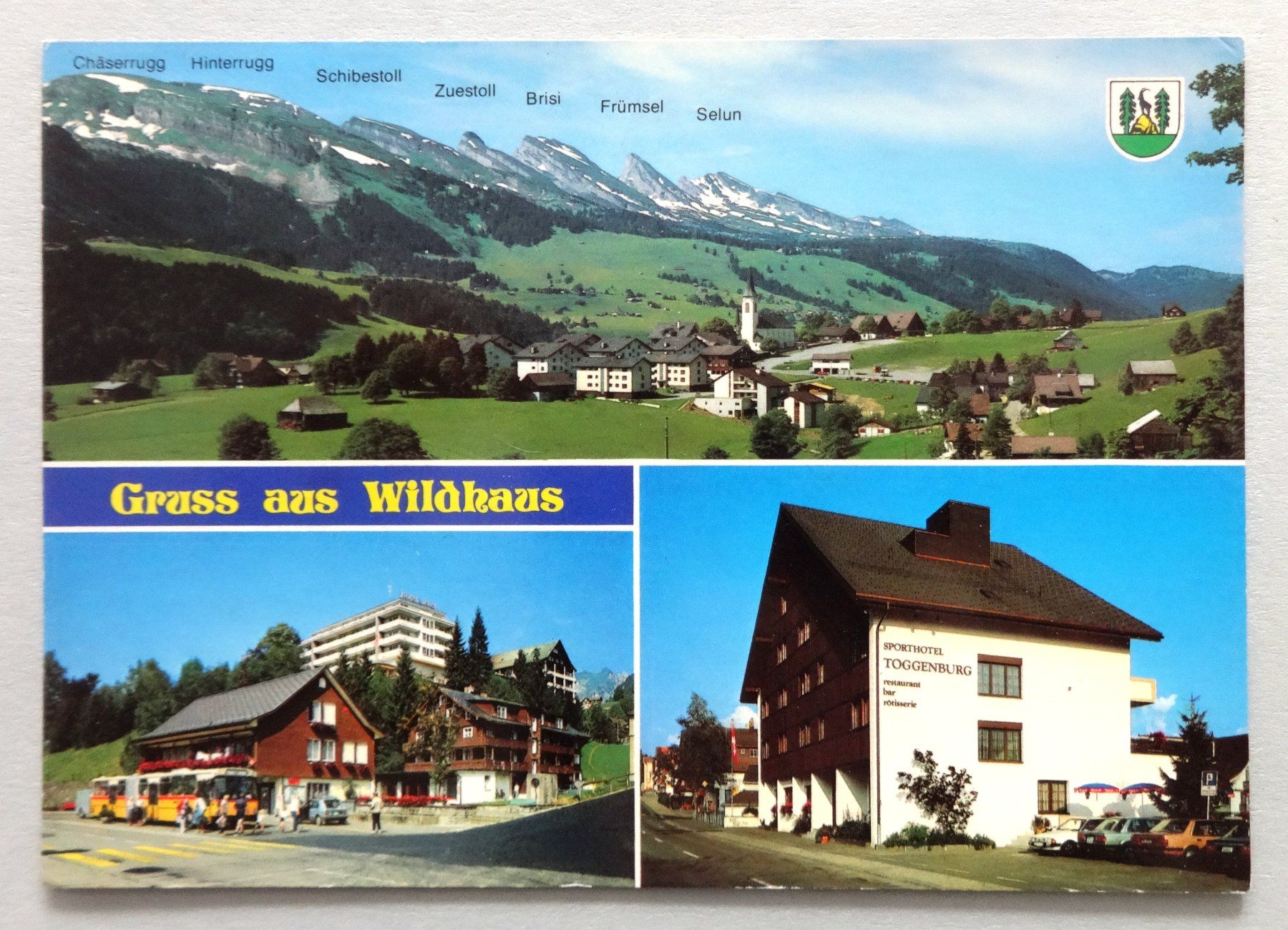 Ansichtskarten: Wildhaus in  Obertoggenburg – Gebraucht aus Fétigny von Billy2miny