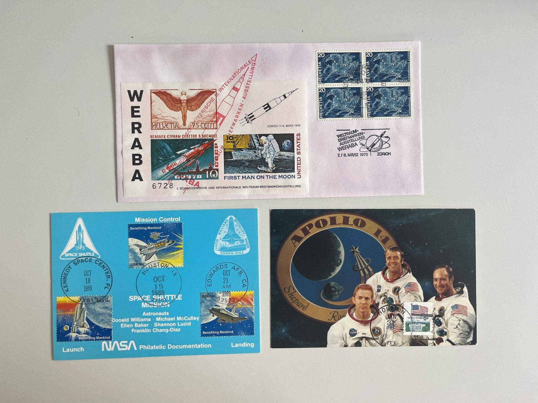 Alle Briefmarken: Ganzsache Raumfahrt – Neu (gemäss Beschreibung) aus Adliswil von derrick0825