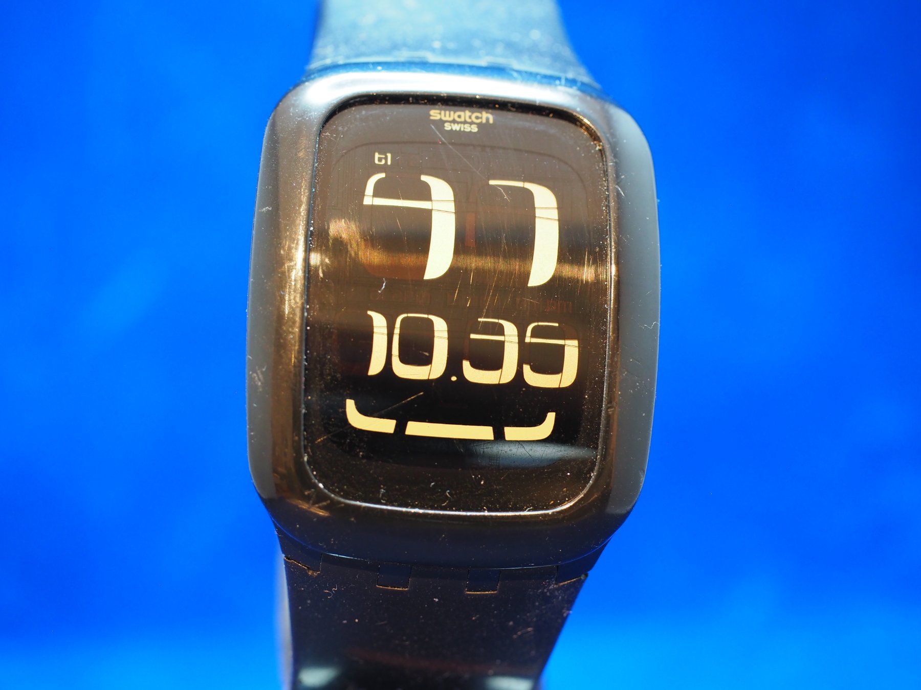 Swatch Orologi: Swatch Digital Jumbo 39 x 49mm, läuft – Usato da Bischofszell venduto da Zeitwerke