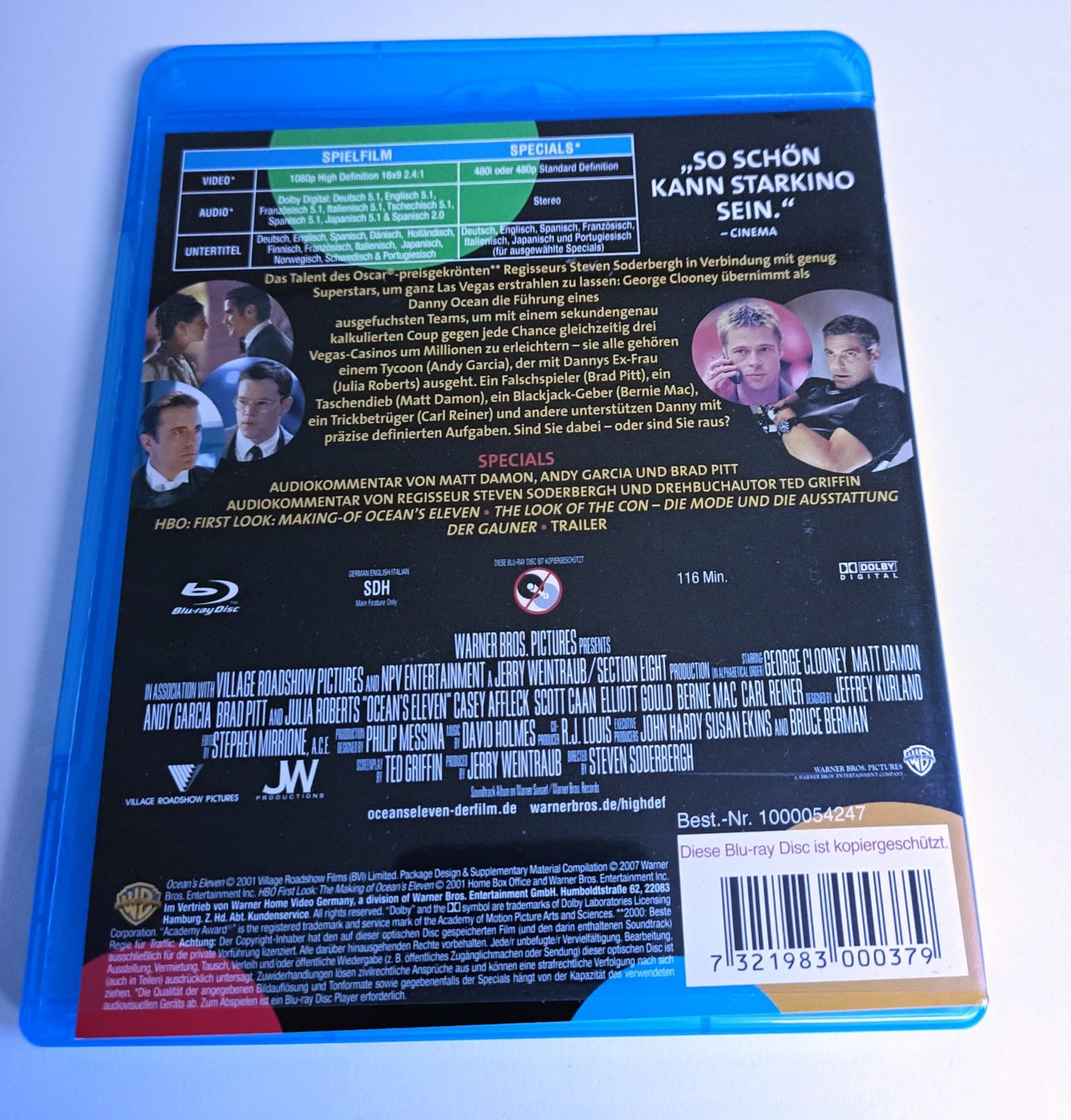 Alle DVDs: Ocean's Eleven Blu-Ray - TOP! – Neu (gemäss Beschreibung) aus Köniz von Movieportal007 1