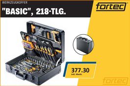 fortec Werkzeugkoffer BASIC, 218-teilig - NEU