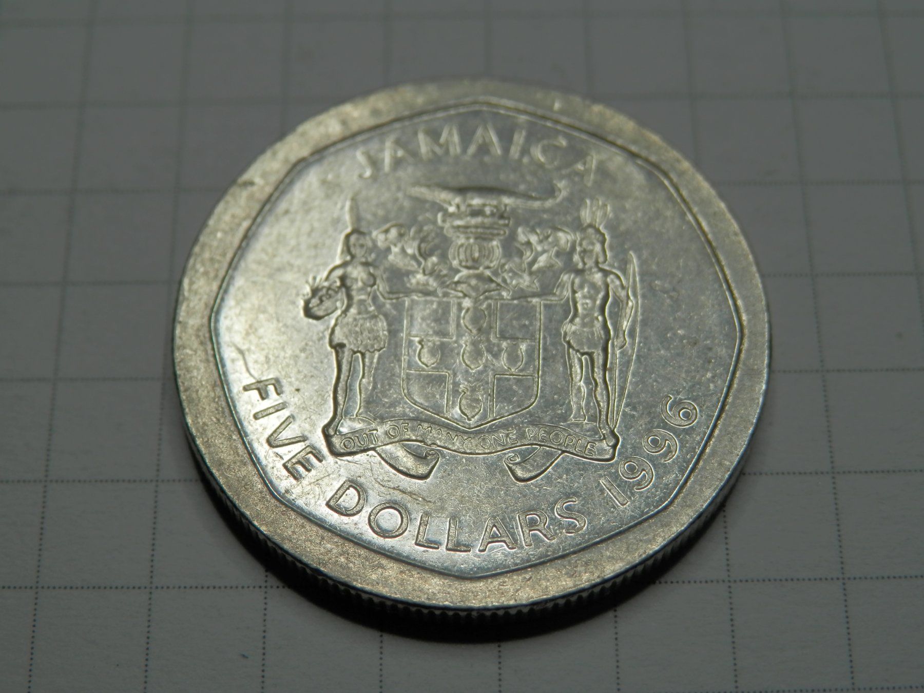 Tutti le monete: Jamaika 5 Dollar, 1996 – Usato da Weiach venduto da weiach81