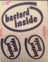 Bastard Inside Aufkleber Sticker 3teilig (Art. 6019)