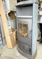 Poêle suédois à bois en pierres ollaires