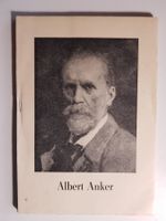 loses Buch Albert Anker  Zuerst Mensch .. Fritz Wartenweiler