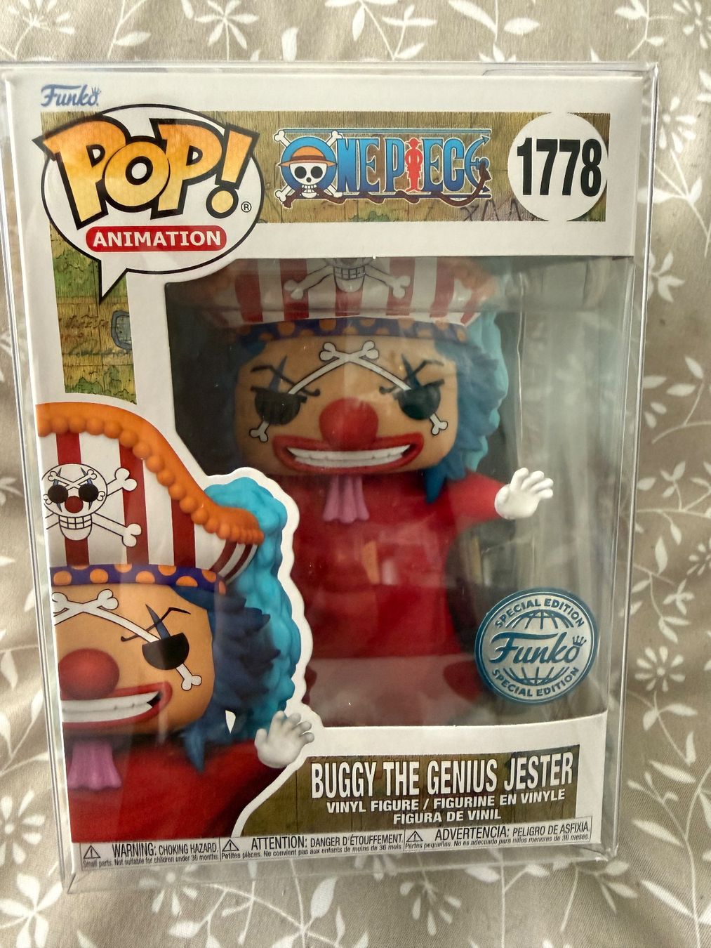 Funko Statuette: Funko Pop One Piece Buggy The Genius Jester – Nuovo e nell'imballaggio originale da Luzern venduto da cha_2x2f