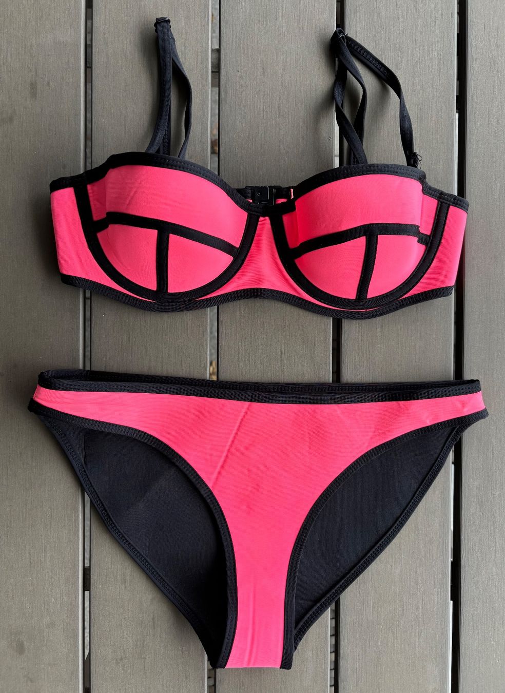 Costumi da bagno & Bikini: Bikini Power Flower - Colourblocking - Neonpink, Gr. M – Nuovo (secondo la descrizione) da Ebnat-Kappel venduto da Molton 2