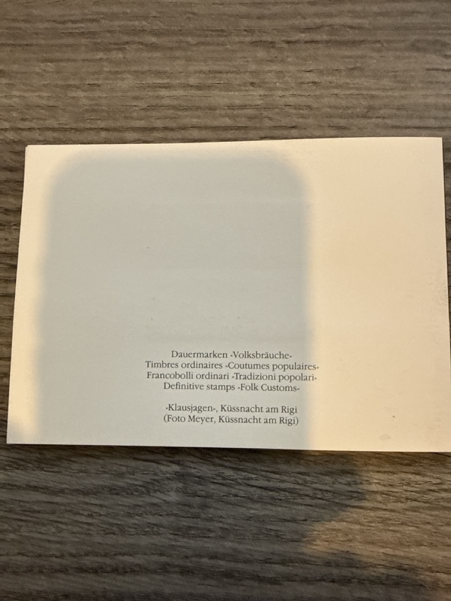 Alle Briefmarken: Winterliche Weihnachtskarte der PTT mit Briefmarke 2023 – Neu (gemäss Beschreibung) aus Tafers von Re.Ts 2